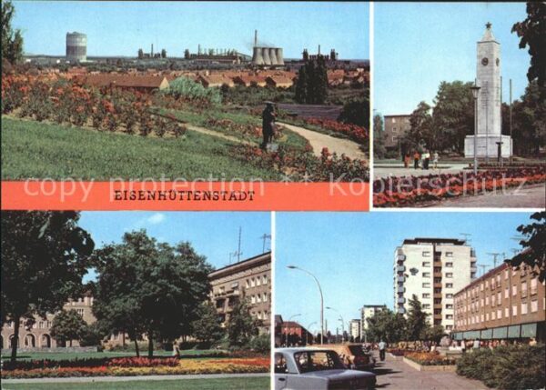 Eisenhuettenstadt Rosenhügel Platz der Deutsche Sowjetisc