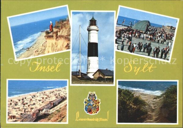 Insel Sylt Leuchtturm Strand Promenade