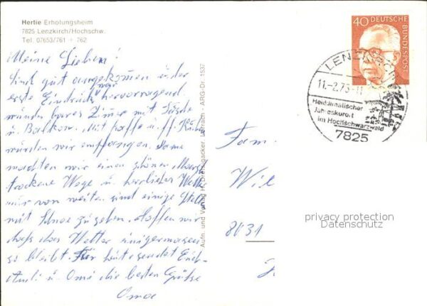 Lenzkirch Hertie Erholungsheim – Bild 2