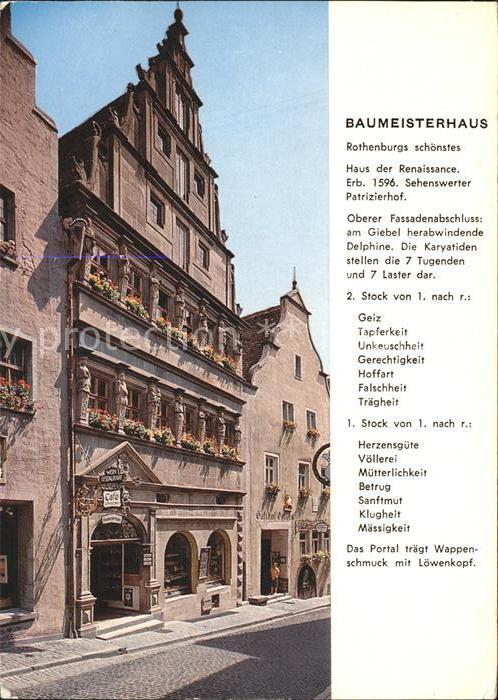 Rothenburg Tauber Baumeisterhaus Cafe Restaurant Konditor