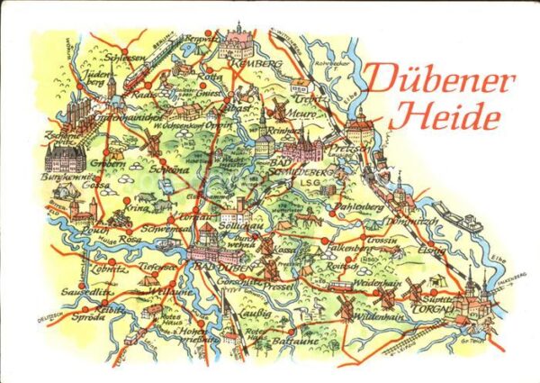 Duebener Heide Bad Schmiederberg Falkenberg Torgau Grö
