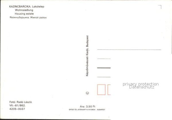 Kazincbarcika Wohsiedlung – Bild 2