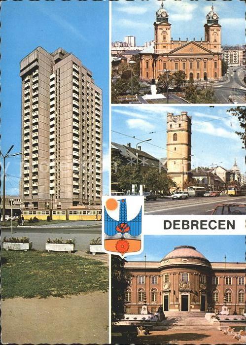 Debrecen Debrezin Kirche Turm Hochhaus