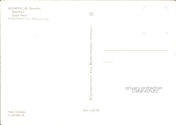 Budapest Opernhaus – Bild 2