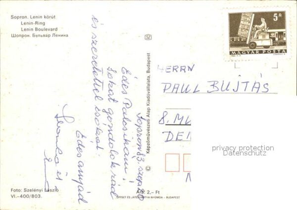 Sopron Oedenburg Lenin Ring – Bild 2