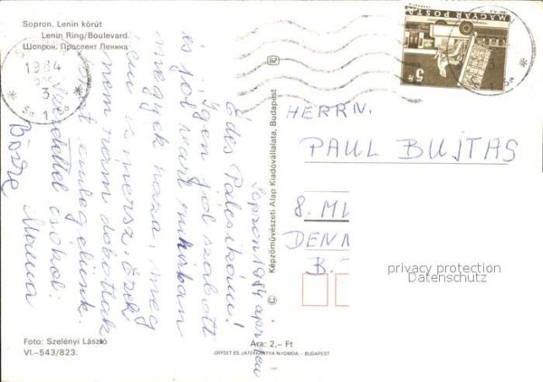 Sopron Oedenburg Lenin Ring – Bild 2