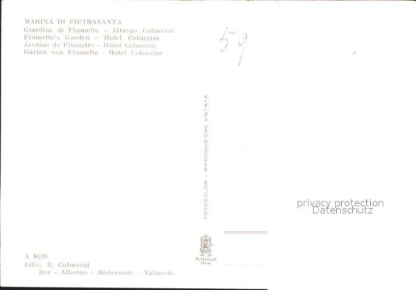 Marina di Pietrasanta Gärten von Fiumetto Hotel Coluccini – Bild 2