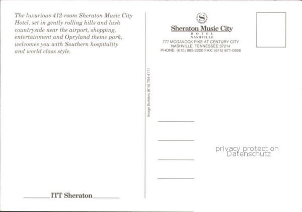 Nashville Tennessee Sheraton Music City Hotel – Bild 2