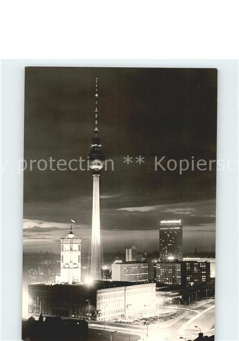 Berlin Rathaus Fernseh UKW Turm Interhotel  St