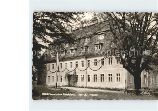 Niesky FDGB Sanatorium Heideland See