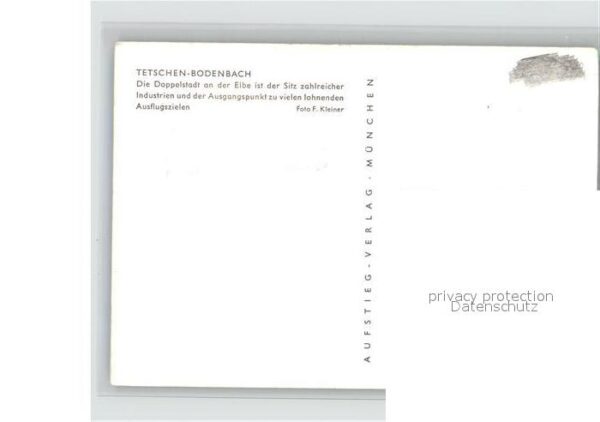 Tetschen-Bodenbach Boehmen Teilansicht Brücke – Bild 2