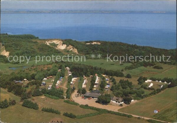 Daenemark Fliegeraufnahme Raakilde Camping Fuur