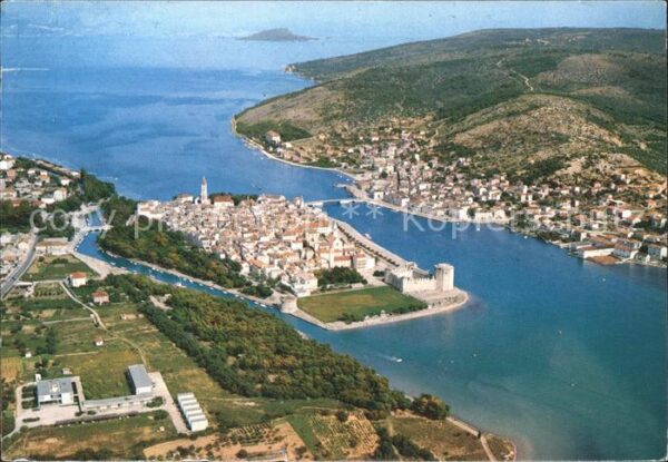 Trogir Trau Fliegeraufnahme