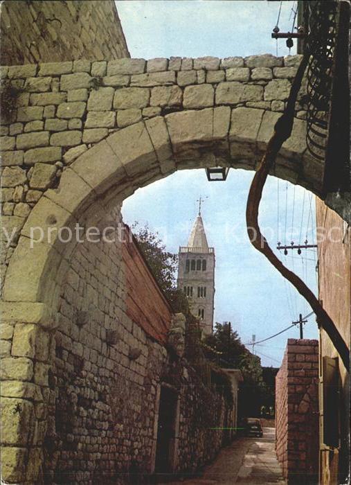 Rab Kroatien Torbogen Altstadt