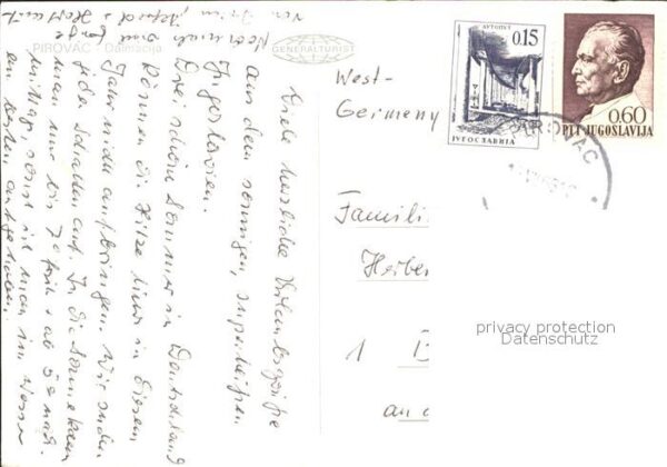 Jugoslawien Yugoslavie Pirowac – Bild 2