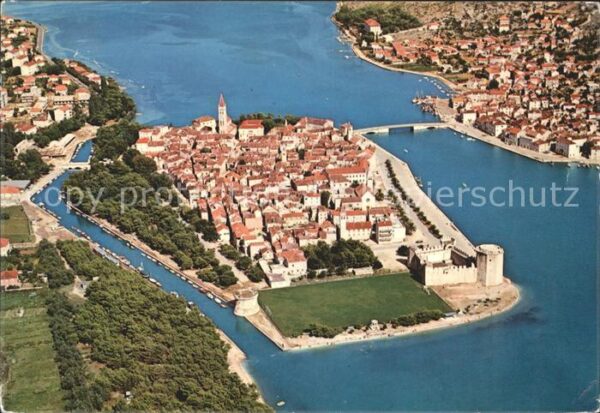 Trogir Trau Fliegeraufnahme