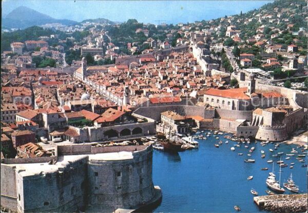 Dubrovnik Ragusa Fliegeraufnahme