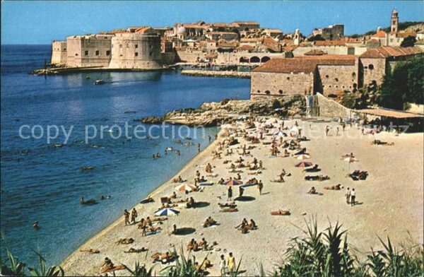 Dubrovnik Ragusa Strand und Altstadt