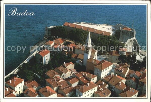 Budva Fliegeraufnahme