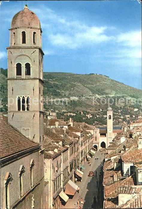 Dubrovnik Ragusa Strassenpartie