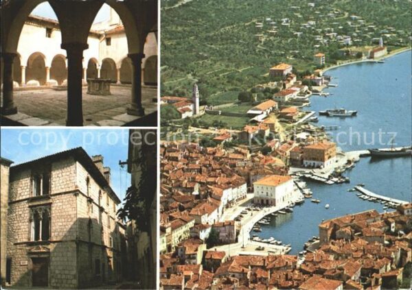 Cres Stari jGrad Fliegeraufnahme