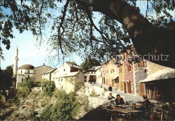 Mostar Moctap Altstadtpartie