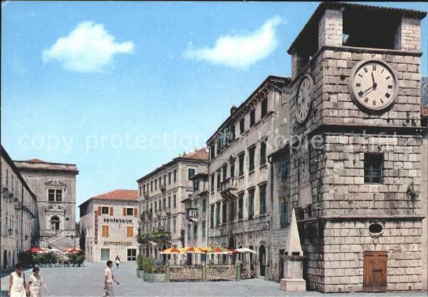 Kotorski Zaliv Uhrturm
