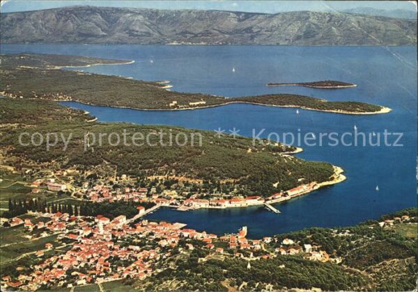 Jelsa Kroatien Fliegeraufnahme