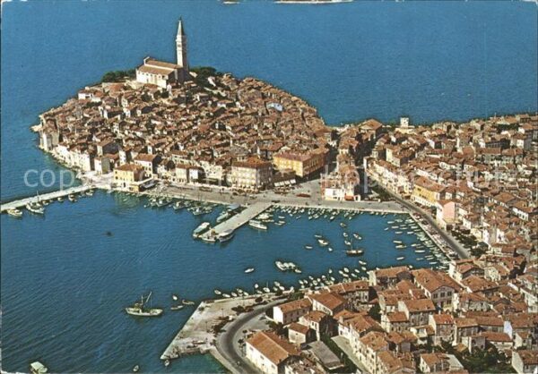 Rovinj Istrien Fliegeraufnahme