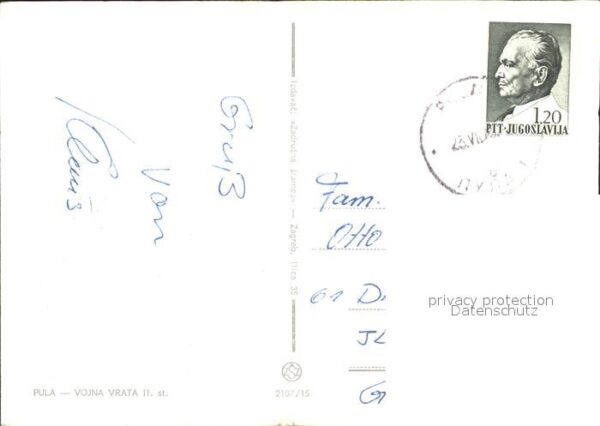 Pola Pula Croatia Vojna Vrata 2. – Bild 2