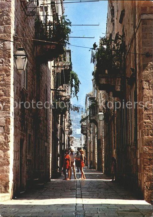 Dubrovnik Ragusa Altstadt Gasse