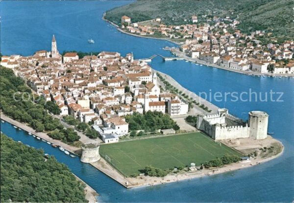 Trogir Trau Fliegeraufnahme