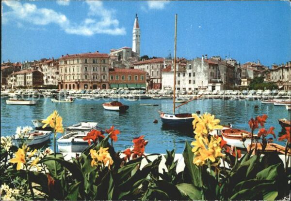 Rovinj Istrien Hafen Boote