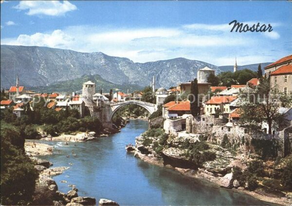 Mostar Moctap alte Steinbrücke