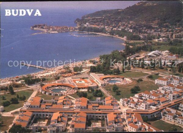 Budva Fliegeraufnahme