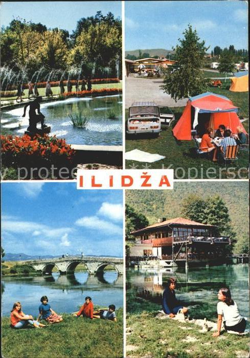 Ilidza Camping Brücke Brunnen