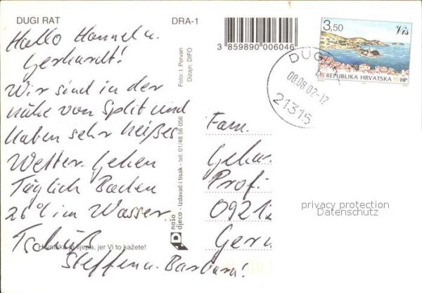Dugi Otok Fliegeraufnahme Hafen – Bild 2