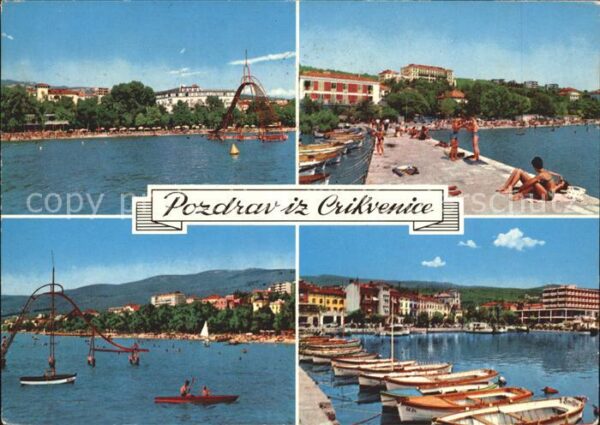 Crikvenica Kroatien Boote Baden