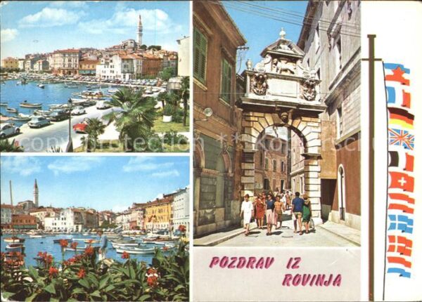 Rovinj Istrien Steintor Hafen