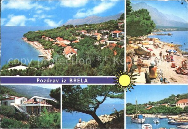 Brela Strand Hafen