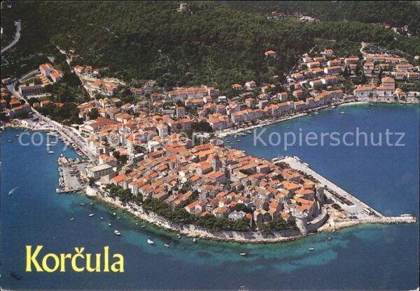Korcula Fliegeraufnahme