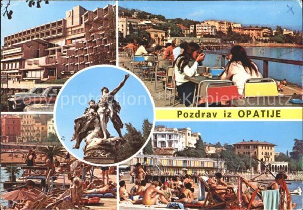 Opatija Abbazia Strandleben Denkmal