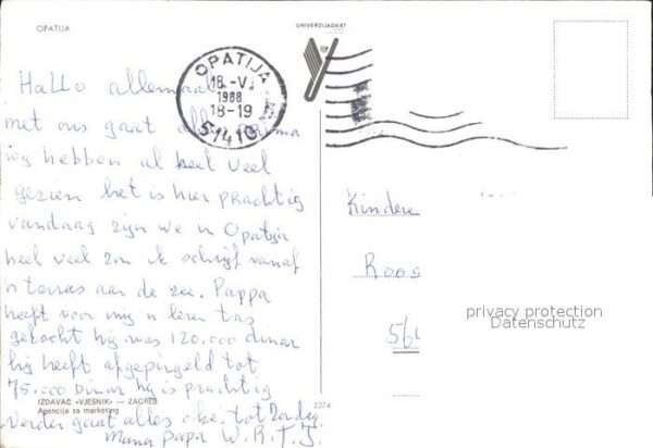 Opatija Abbazia Strandleben Denkmal – Bild 2