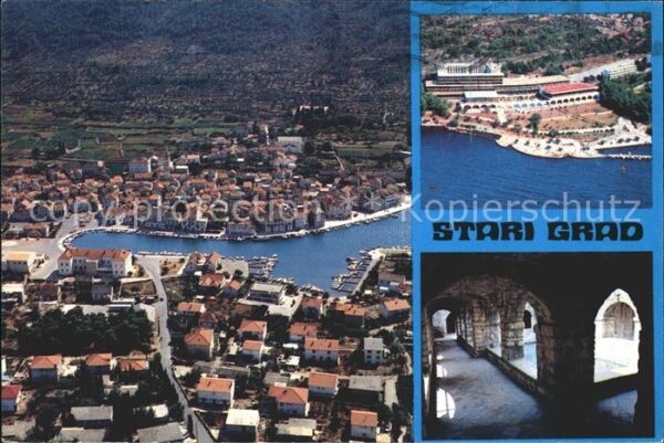 Starigrad Fliegeraufnahme Hafen