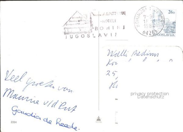 Bohinj Steinbrücke Denkmal – Bild 2