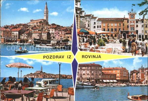 Rovinj Istrien Hafen Altstadt