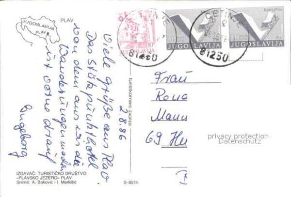 Plav Jugoslawien Yugoslavie – Bild 2
