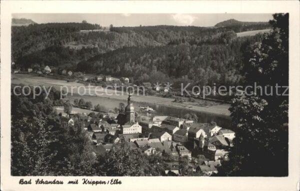 Bad Schandau Krippen Elbe