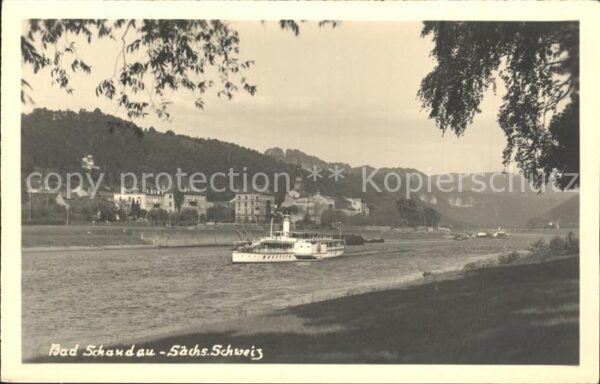 Bad Schandau Dampfer Teilansicht