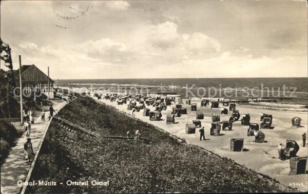Graal-Mueritz Ostseebad Strandleben Promenade